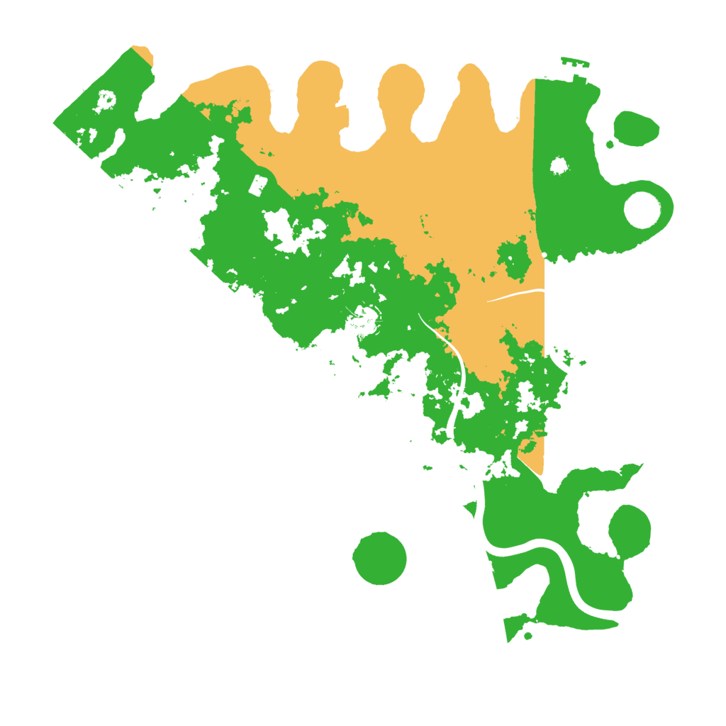 Biome Rust Map: Procedural Map, Size: 3800, Seed: 38526393