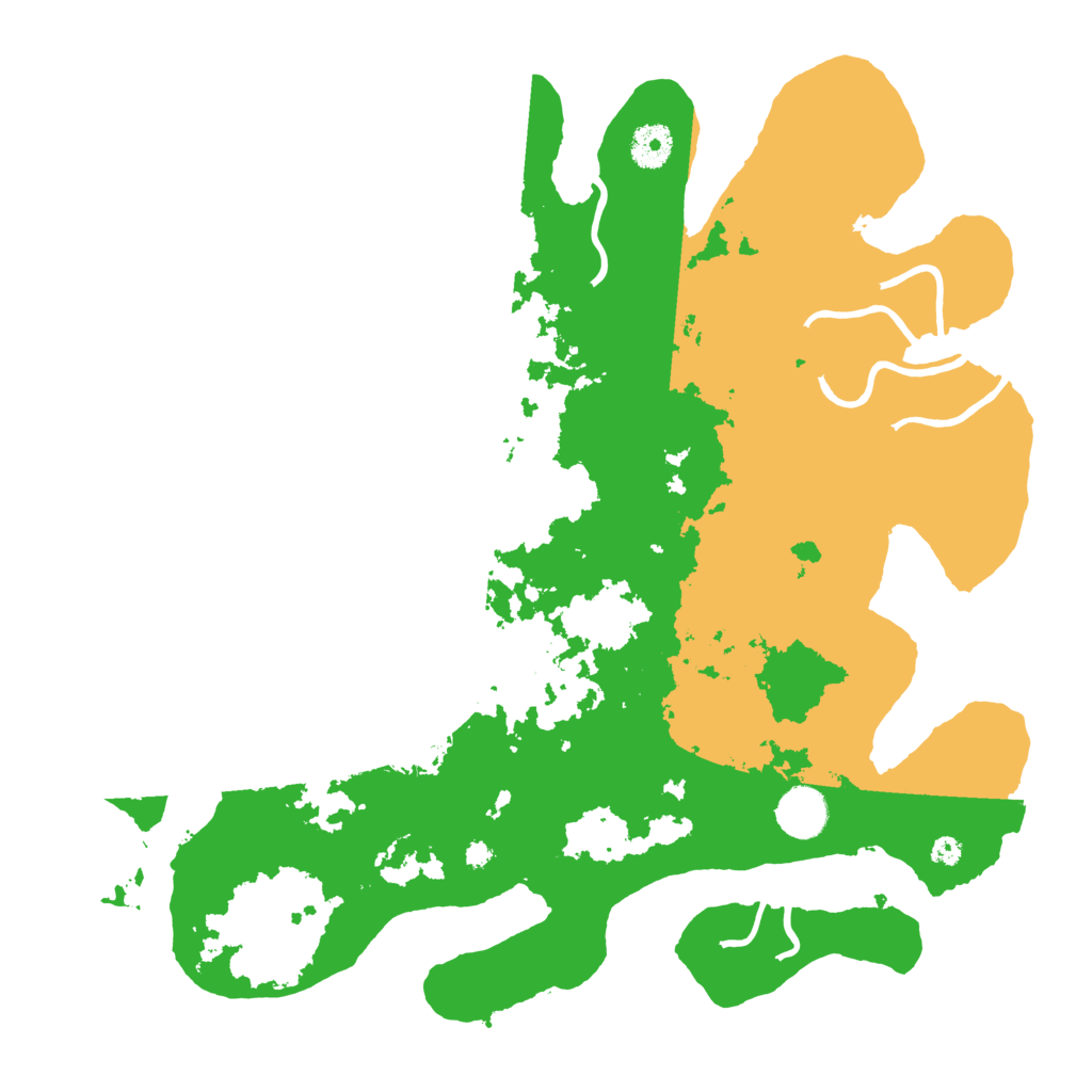 Biome Rust Map: Procedural Map, Size: 3800, Seed: 90639457