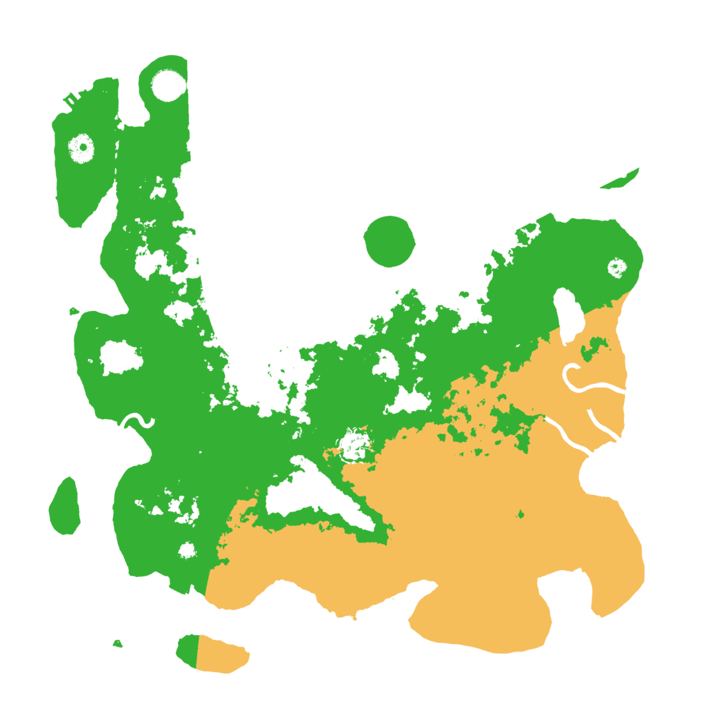 Biome Rust Map: Procedural Map, Size: 3900, Seed: 35997232