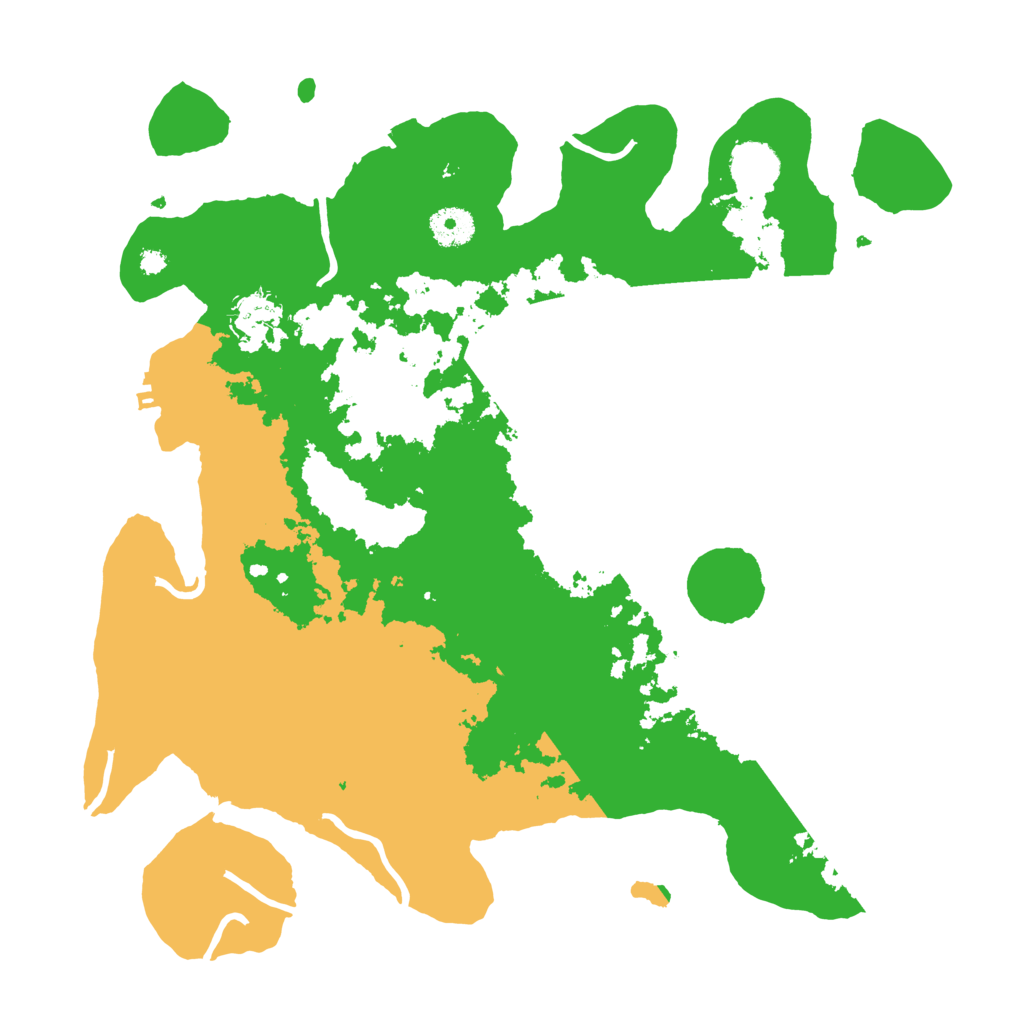Biome Rust Map: Procedural Map, Size: 3700, Seed: 81447100