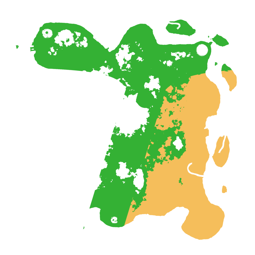 Biome Rust Map: Procedural Map, Size: 3900, Seed: 16368556