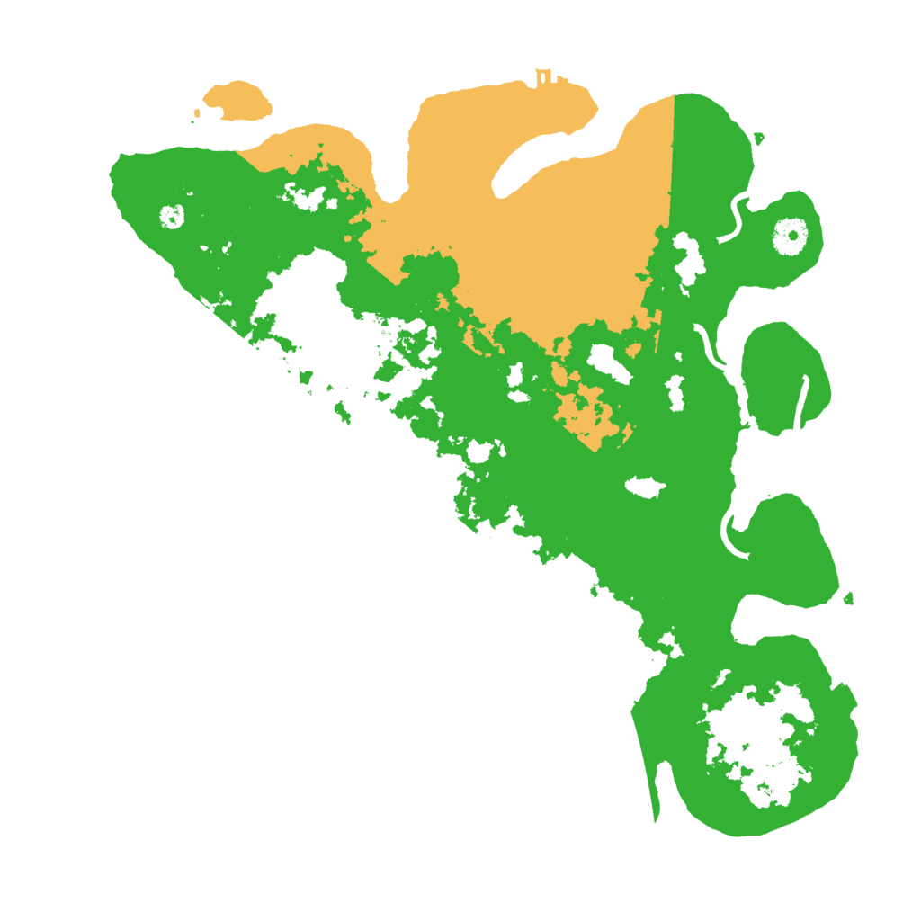 Biome Rust Map: Procedural Map, Size: 3800, Seed: 15571073