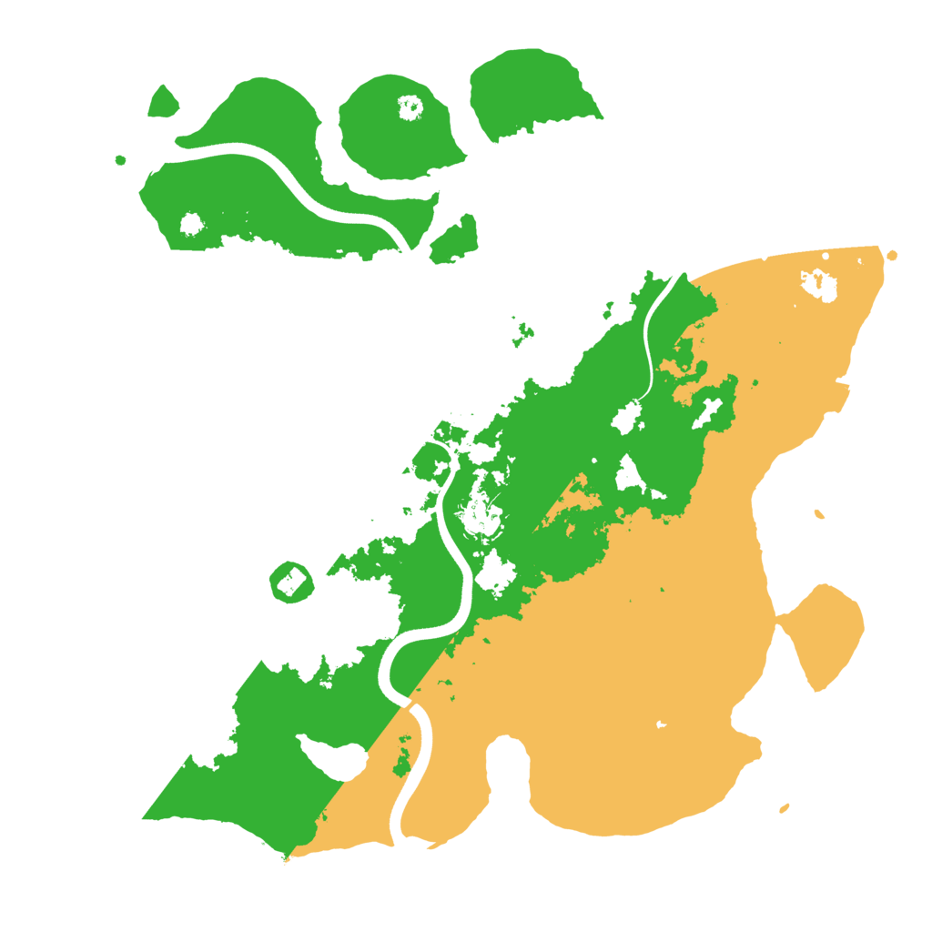 Biome Rust Map: Procedural Map, Size: 3650, Seed: 37560814