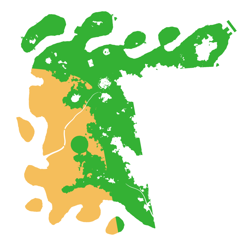 Biome Rust Map: Procedural Map, Size: 3750, Seed: 36719404