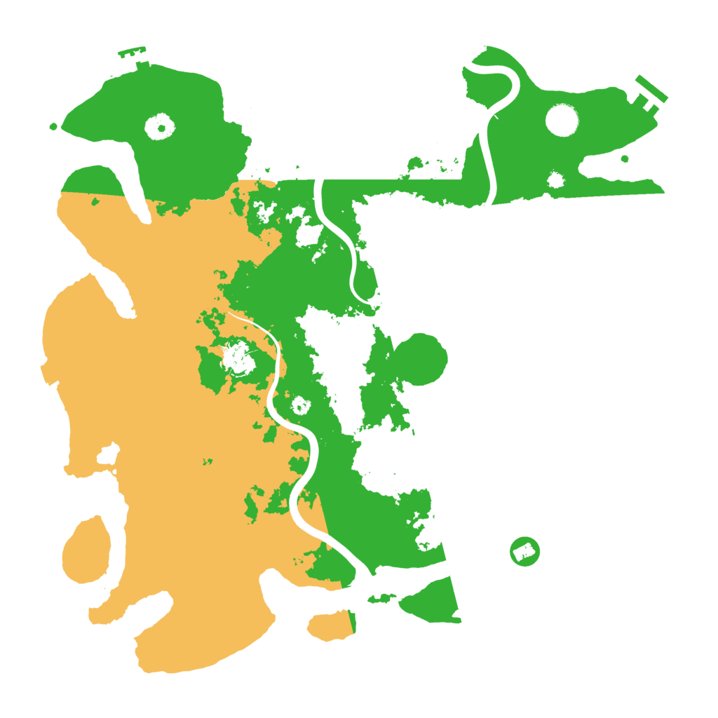 Biome Rust Map: Procedural Map, Size: 3900, Seed: 67796604