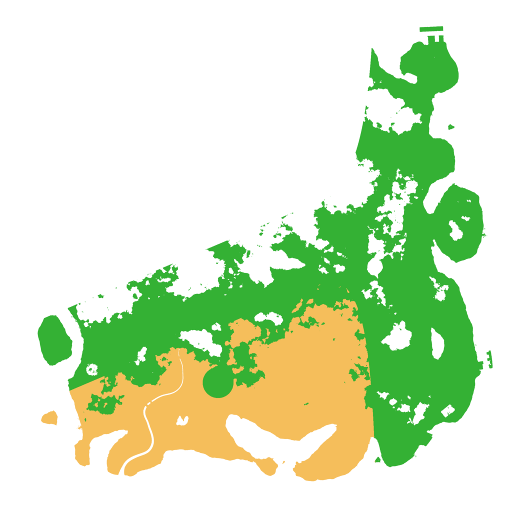 Biome Rust Map: Procedural Map, Size: 4400, Seed: 53840675