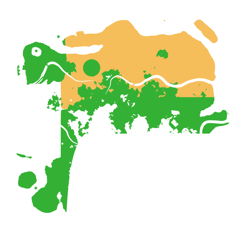 Biome Rust Map: Procedural Map, Size: 3750, Seed: 39536635