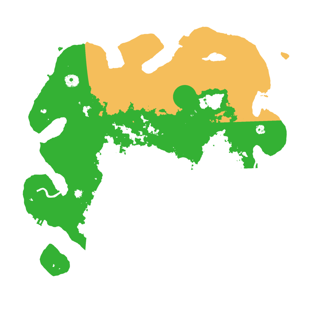 Biome Rust Map: Procedural Map, Size: 3500, Seed: 30293659