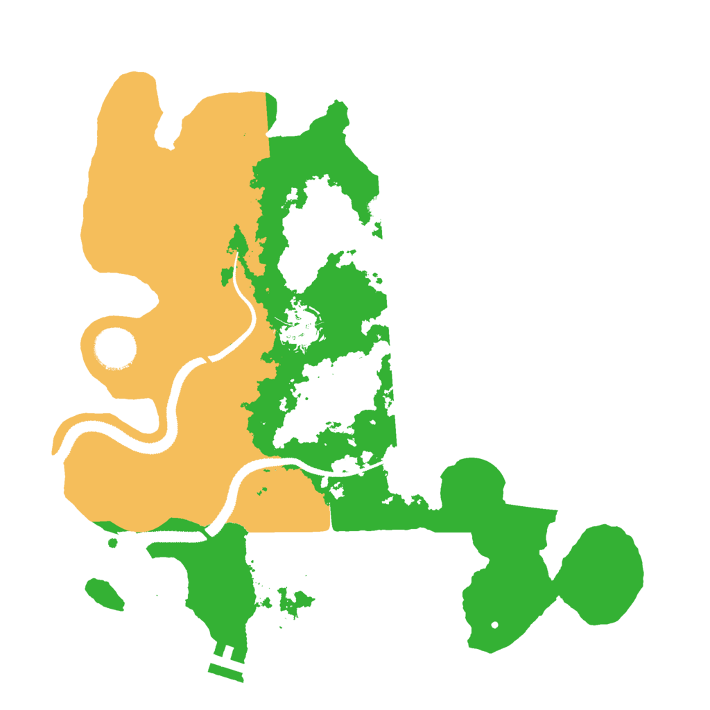 Biome Rust Map: Procedural Map, Size: 3000, Seed: 1928608049