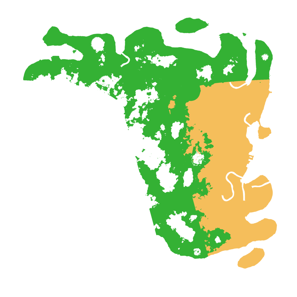 Biome Rust Map: Procedural Map, Size: 4200, Seed: 28452
