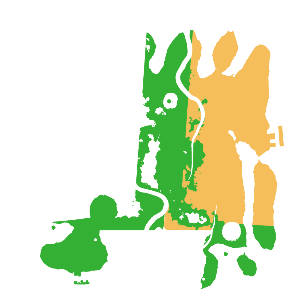 Biome Rust Map: Procedural Map, Size: 3000, Seed: 6853149