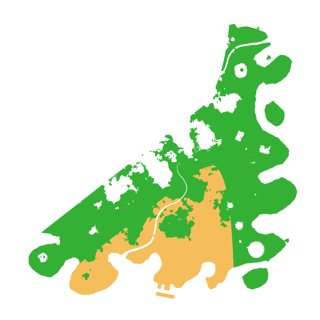 Biome Rust Map: Procedural Map, Size: 3500, Seed: 1946587797