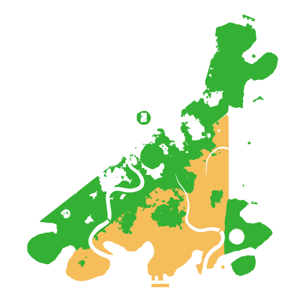 Biome Rust Map: Procedural Map, Size: 3500, Seed: 1946587797