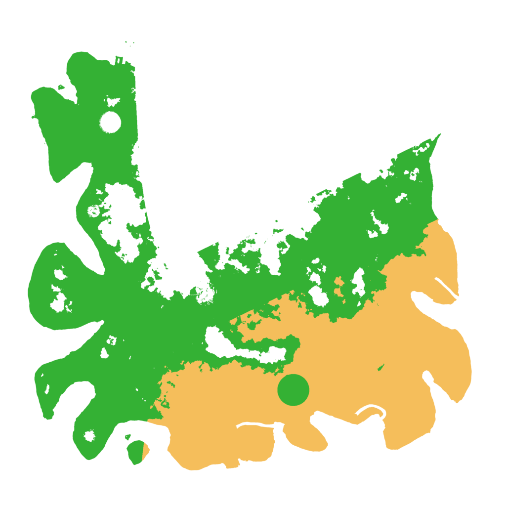 Biome Rust Map: Procedural Map, Size: 4200, Seed: 20231028