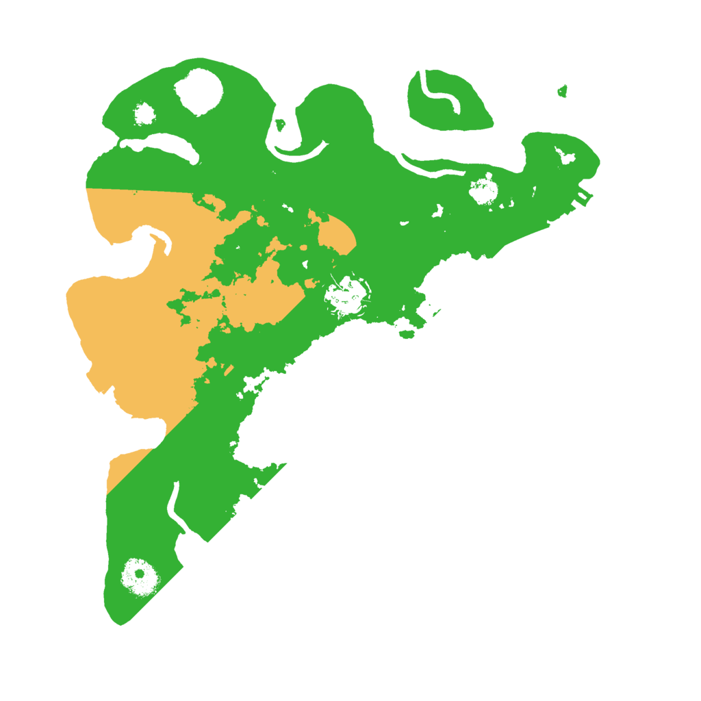 Biome Rust Map: Procedural Map, Size: 3000, Seed: 38598