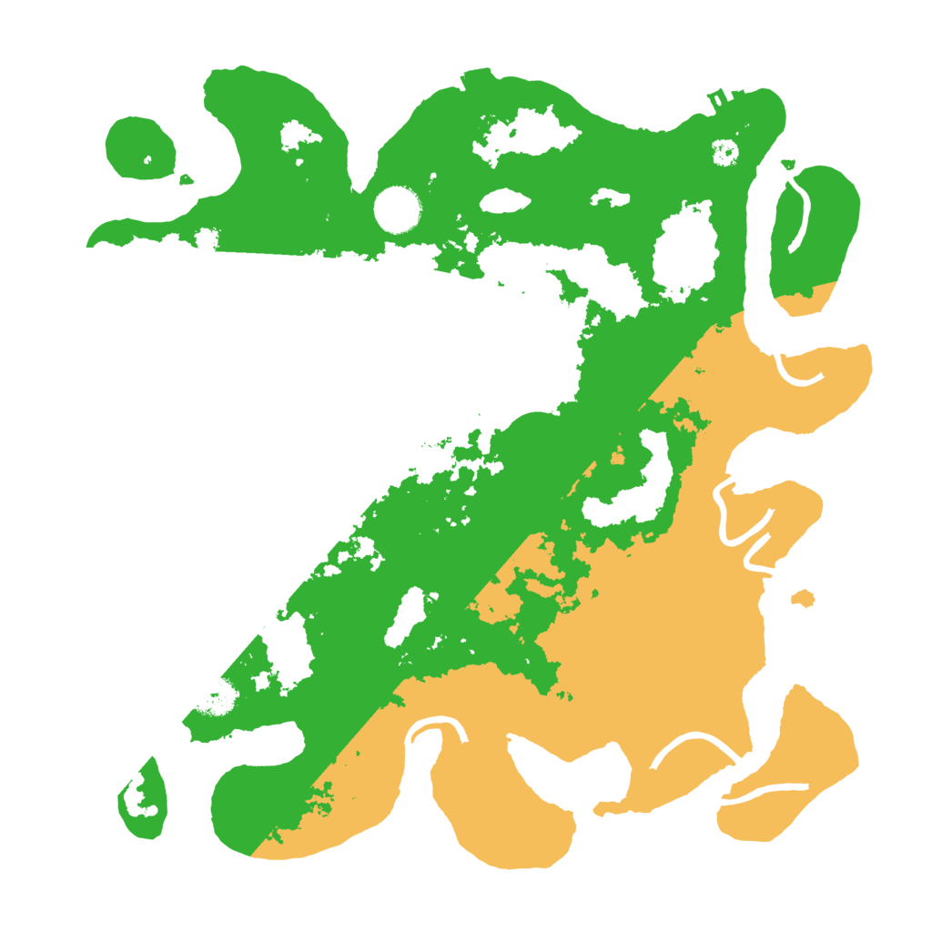 Biome Rust Map: Procedural Map, Size: 3500, Seed: 375616406