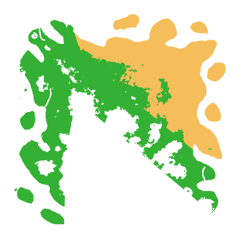 Biome Rust Map: Procedural Map, Size: 4000, Seed: 3009577