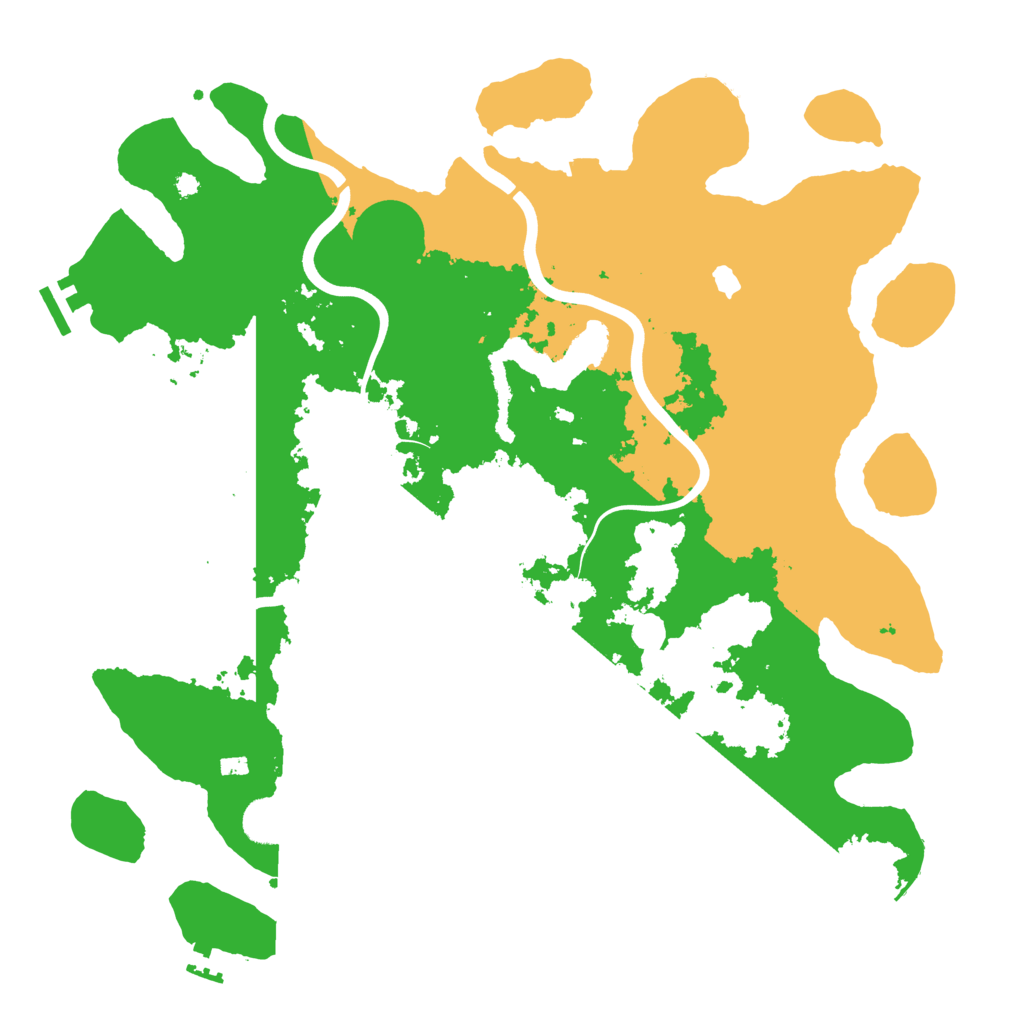 Biome Rust Map: Procedural Map, Size: 4000, Seed: 3009577