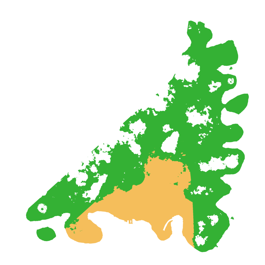 Biome Rust Map: Procedural Map, Size: 4300, Seed: 86165181