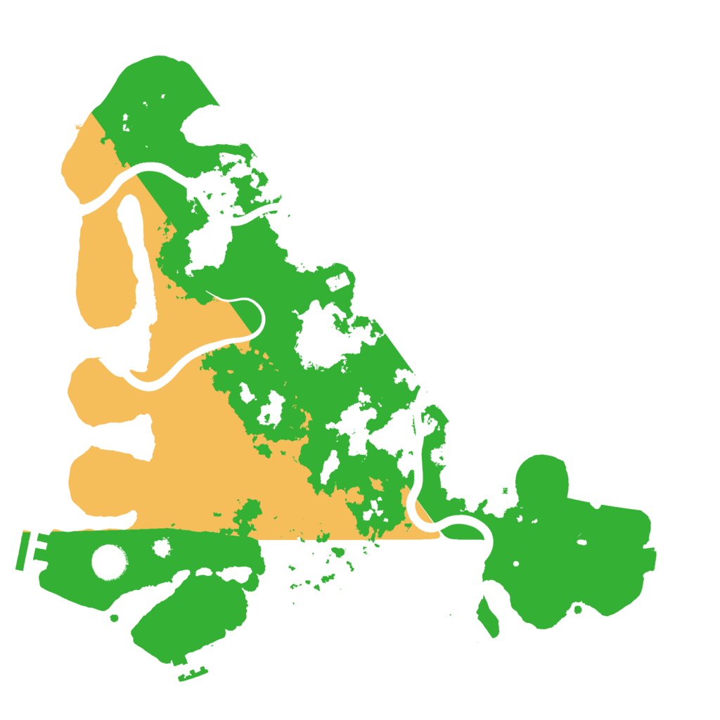 Biome Rust Map: Procedural Map, Size: 3600, Seed: 52521689