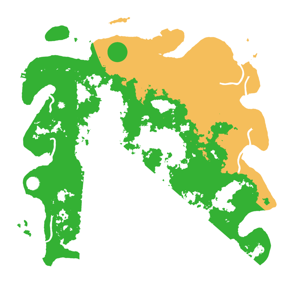 Biome Rust Map: Procedural Map, Size: 3950, Seed: 76639753
