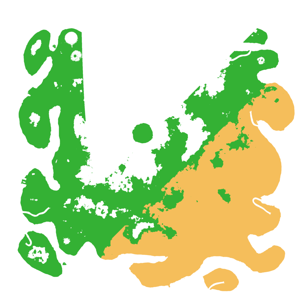 Biome Rust Map: Procedural Map, Size: 4300, Seed: 95339701