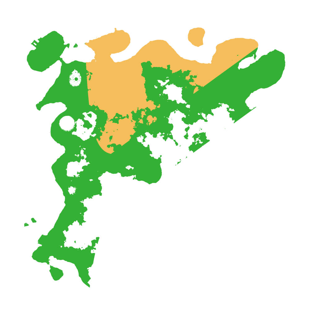 Biome Rust Map: Procedural Map, Size: 3700, Seed: 9173585