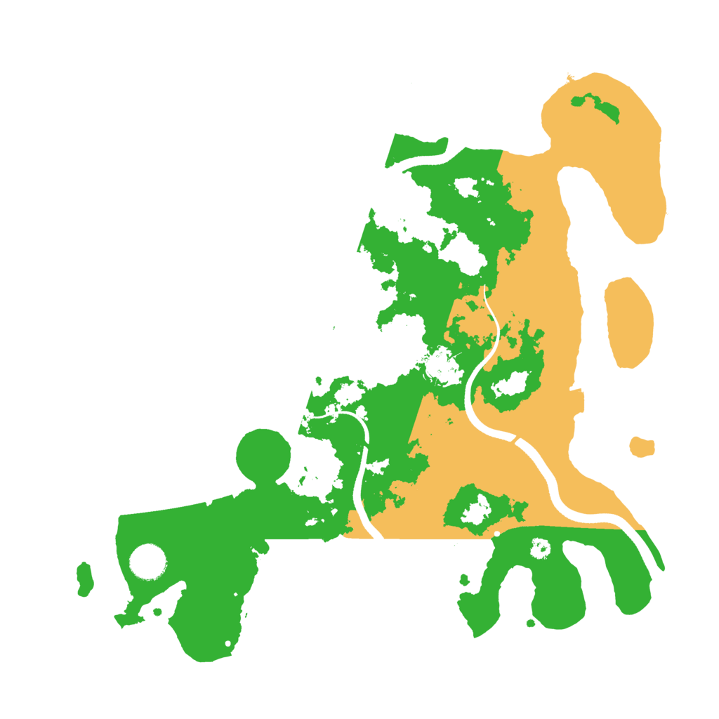 Biome Rust Map: Procedural Map, Size: 3500, Seed: 872814305