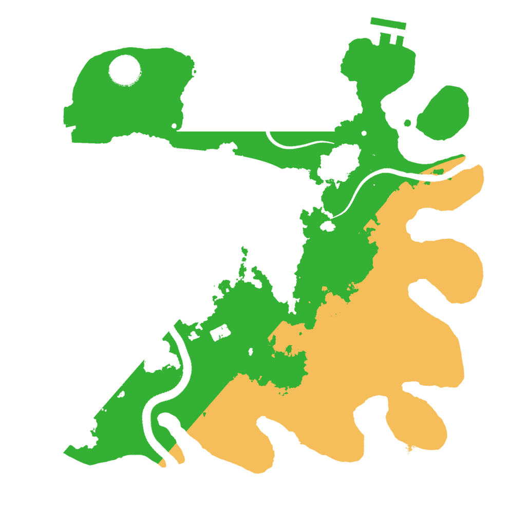 Biome Rust Map: Procedural Map, Size: 3000, Seed: 17162