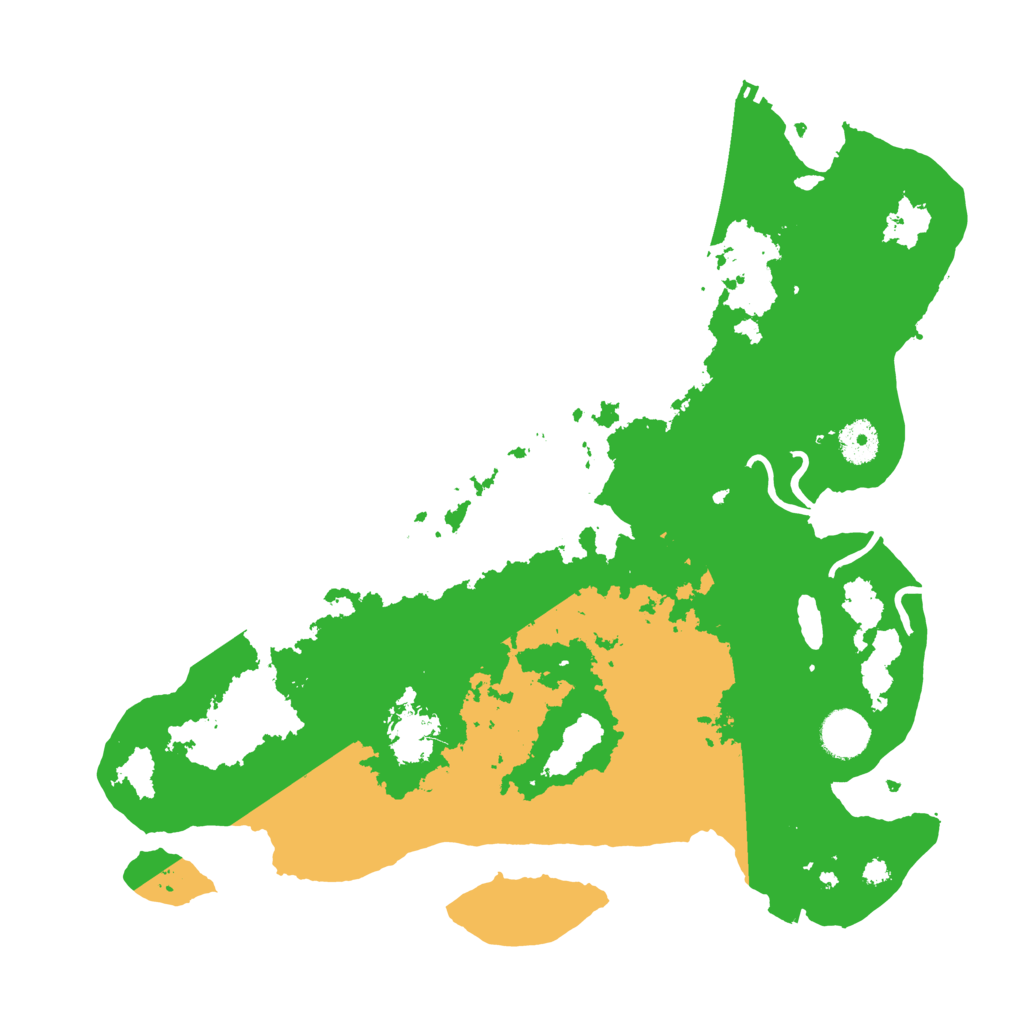 Biome Rust Map: Procedural Map, Size: 3700, Seed: 84729040