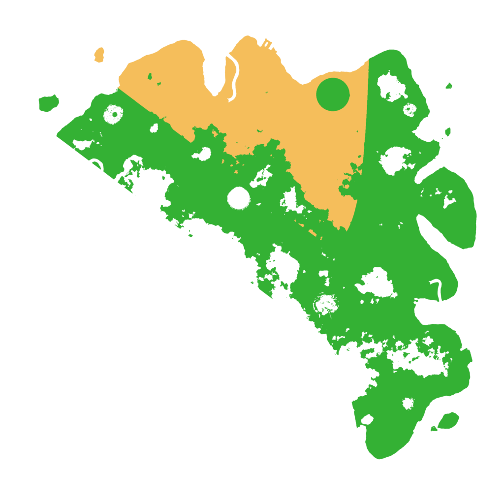 Biome Rust Map: Procedural Map, Size: 4000, Seed: 51398064
