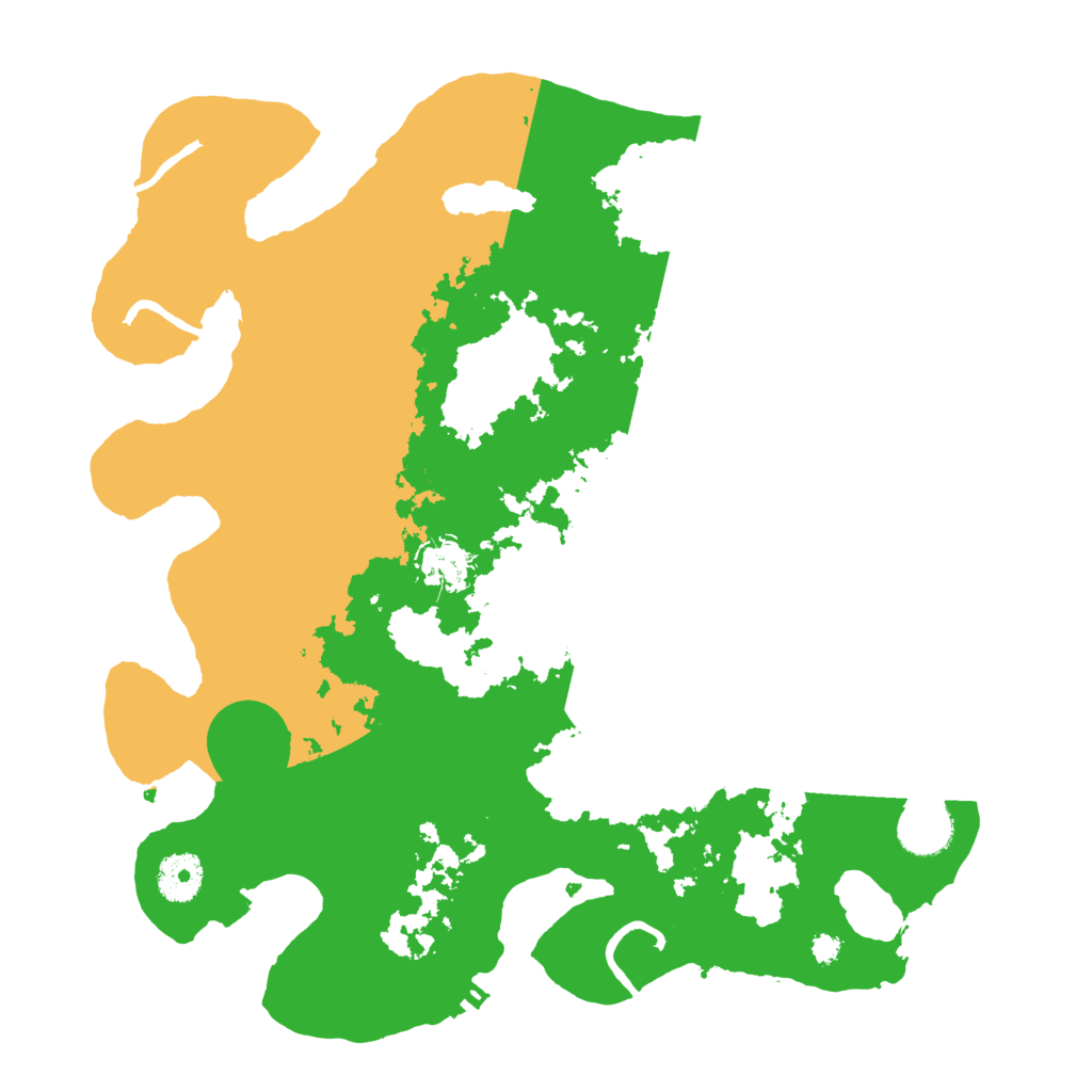 Biome Rust Map: Procedural Map, Size: 3500, Seed: 499675093