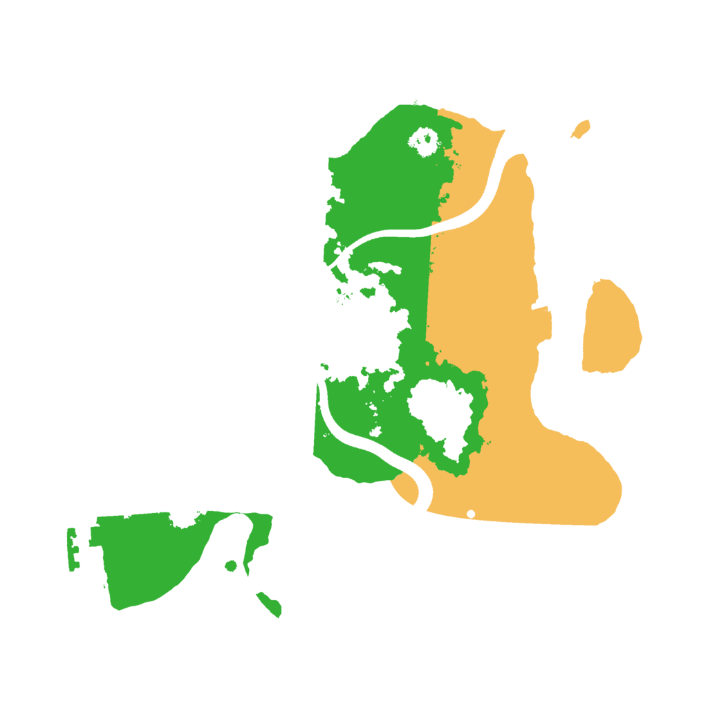 Biome Rust Map: Procedural Map, Size: 2500, Seed: 1082803375