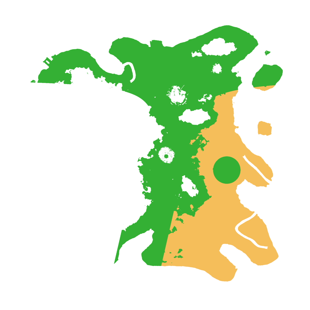 Biome Rust Map: Procedural Map, Size: 3000, Seed: 1501937262