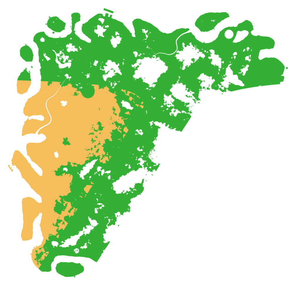 Biome Rust Map: Procedural Map, Size: 6000, Seed: 329114670