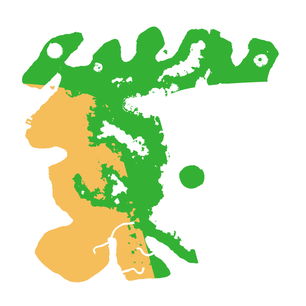 Biome Rust Map: Procedural Map, Size: 3500, Seed: 804855246