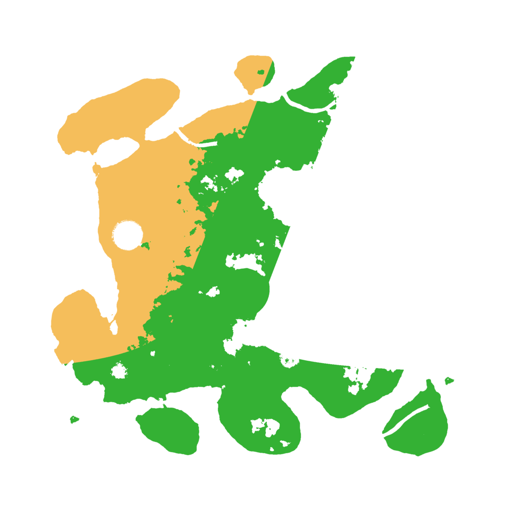 Biome Rust Map: Procedural Map, Size: 3000, Seed: 109774936