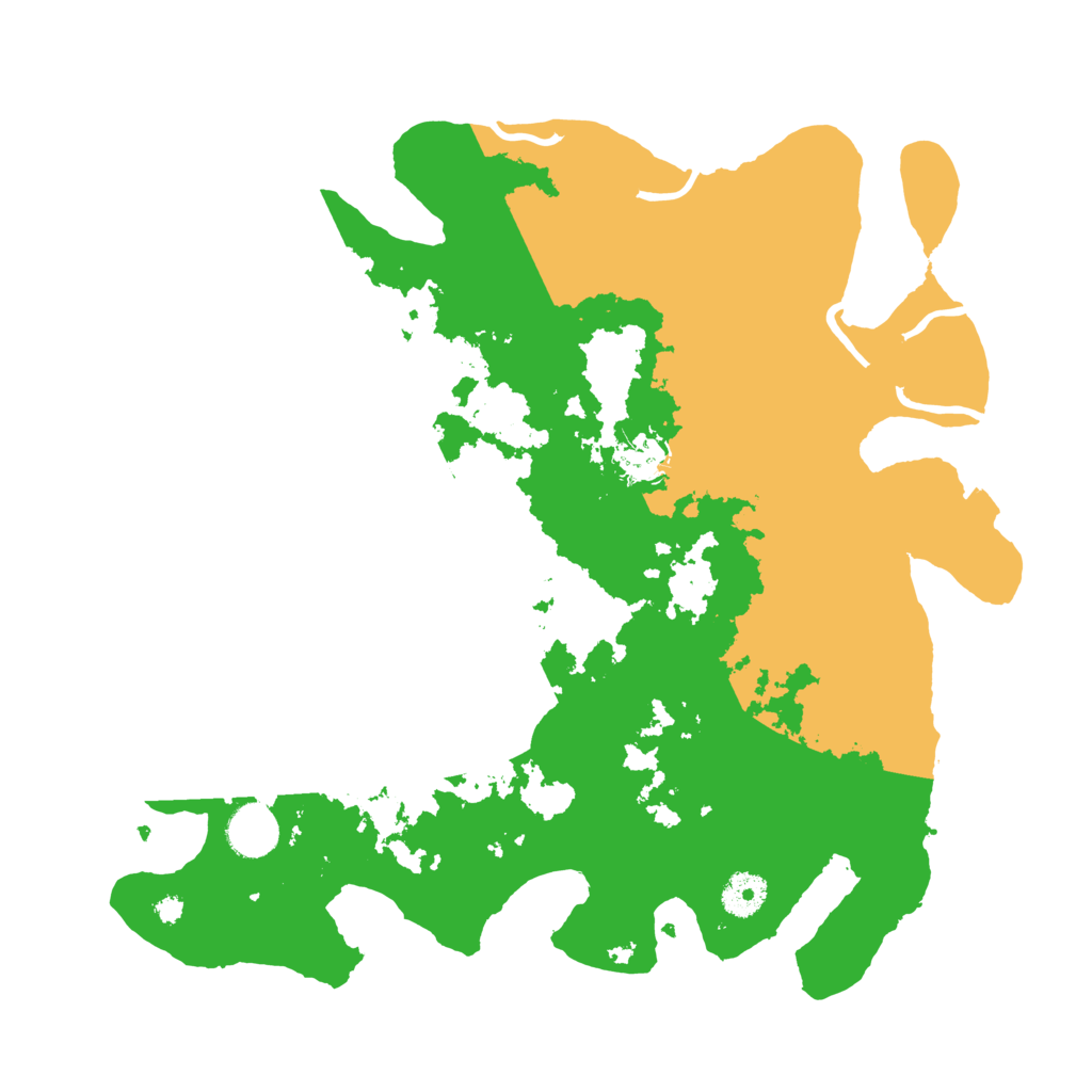 Biome Rust Map: Procedural Map, Size: 3700, Seed: 1812074204