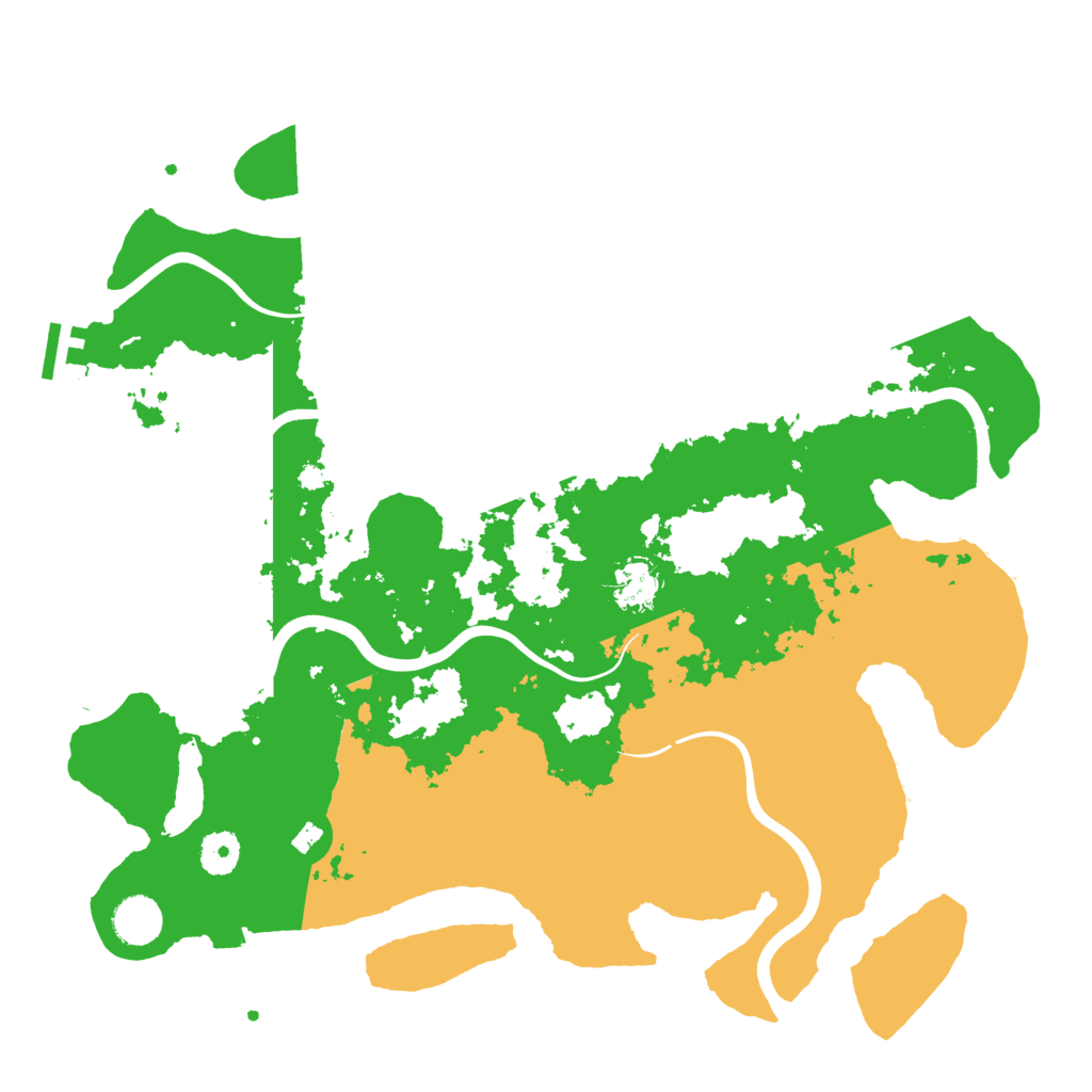 Biome Rust Map: Procedural Map, Size: 3900, Seed: 8275180