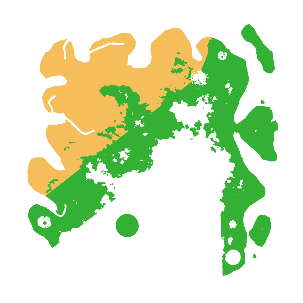 Biome Rust Map: Procedural Map, Size: 3500, Seed: 20455781