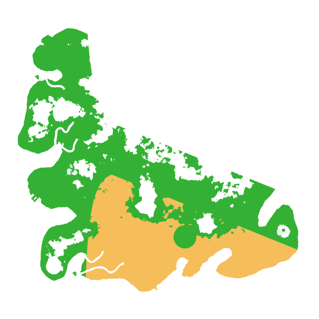 Biome Rust Map: Procedural Map, Size: 3700, Seed: 3091296
