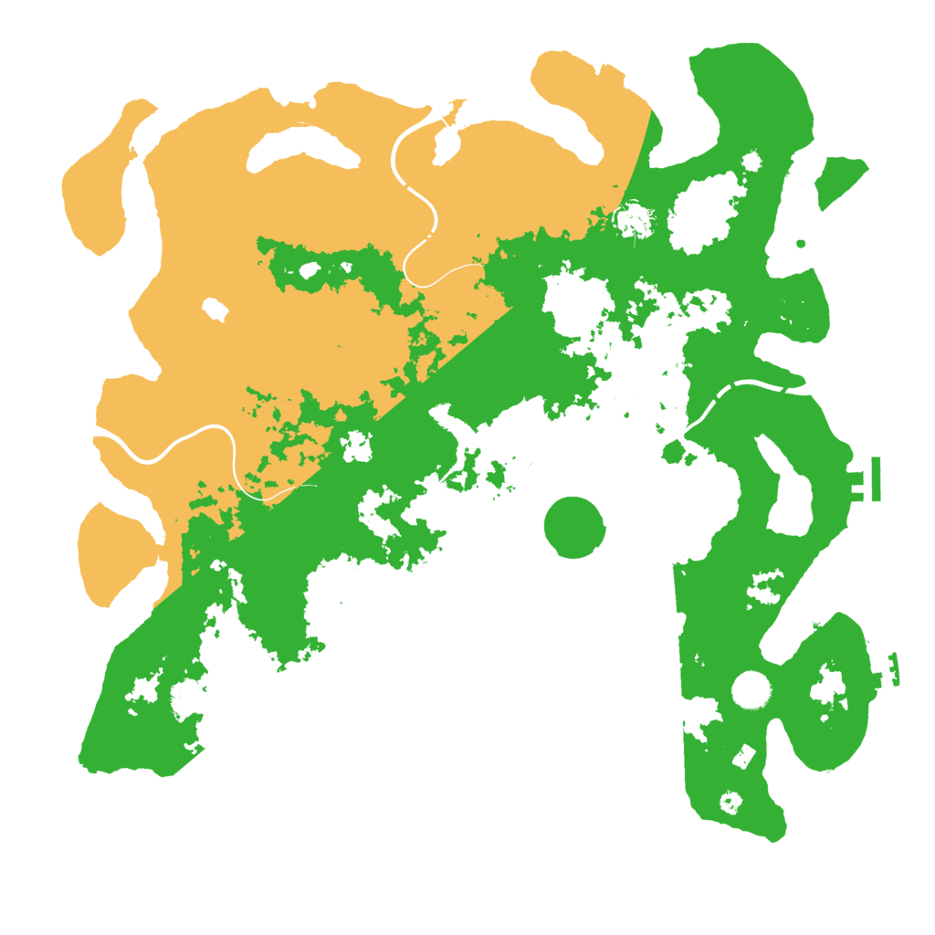 Biome Rust Map: Procedural Map, Size: 4250, Seed: 66831165