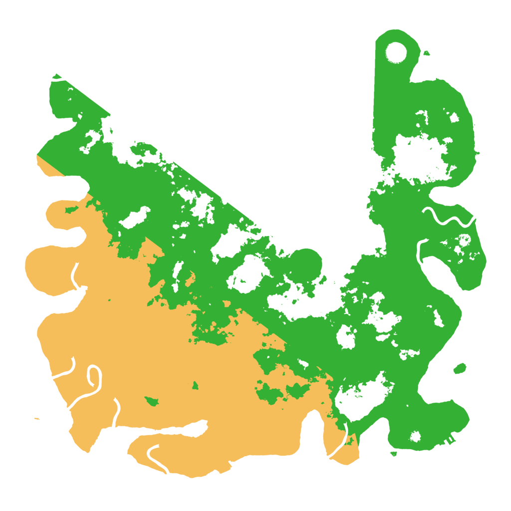 Biome Rust Map: Procedural Map, Size: 4300, Seed: 10256393