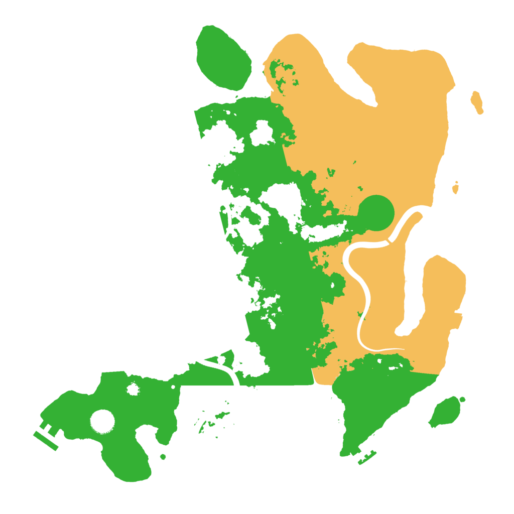 Biome Rust Map: Procedural Map, Size: 3750, Seed: 85754626