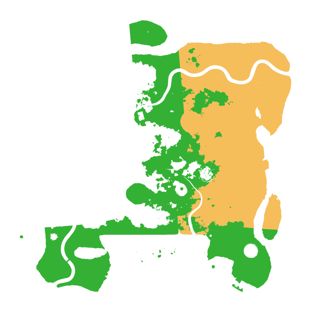 Biome Rust Map: Procedural Map, Size: 3900, Seed: 77828975
