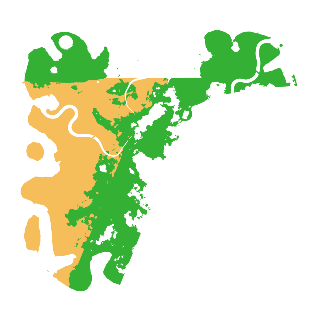 Biome Rust Map: Procedural Map, Size: 3950, Seed: 89596180
