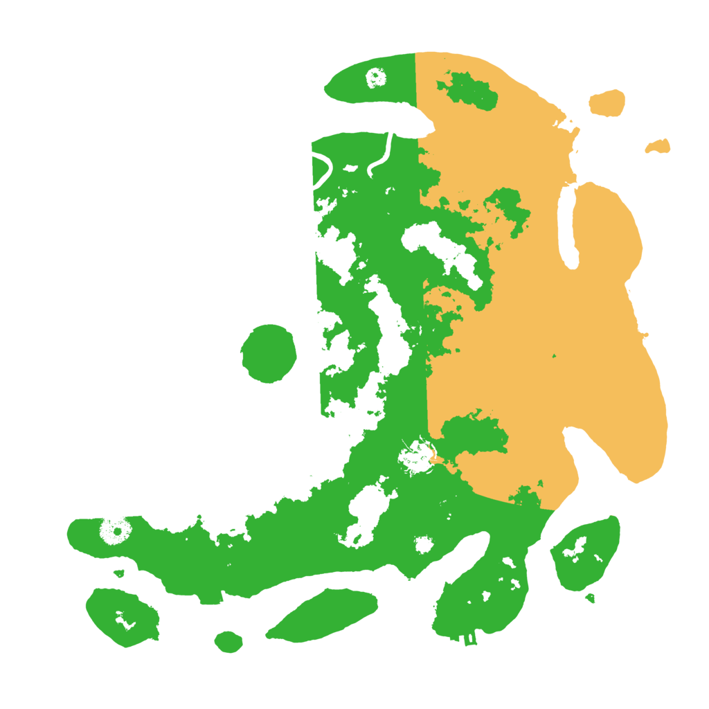 Biome Rust Map: Procedural Map, Size: 3600, Seed: 65105664