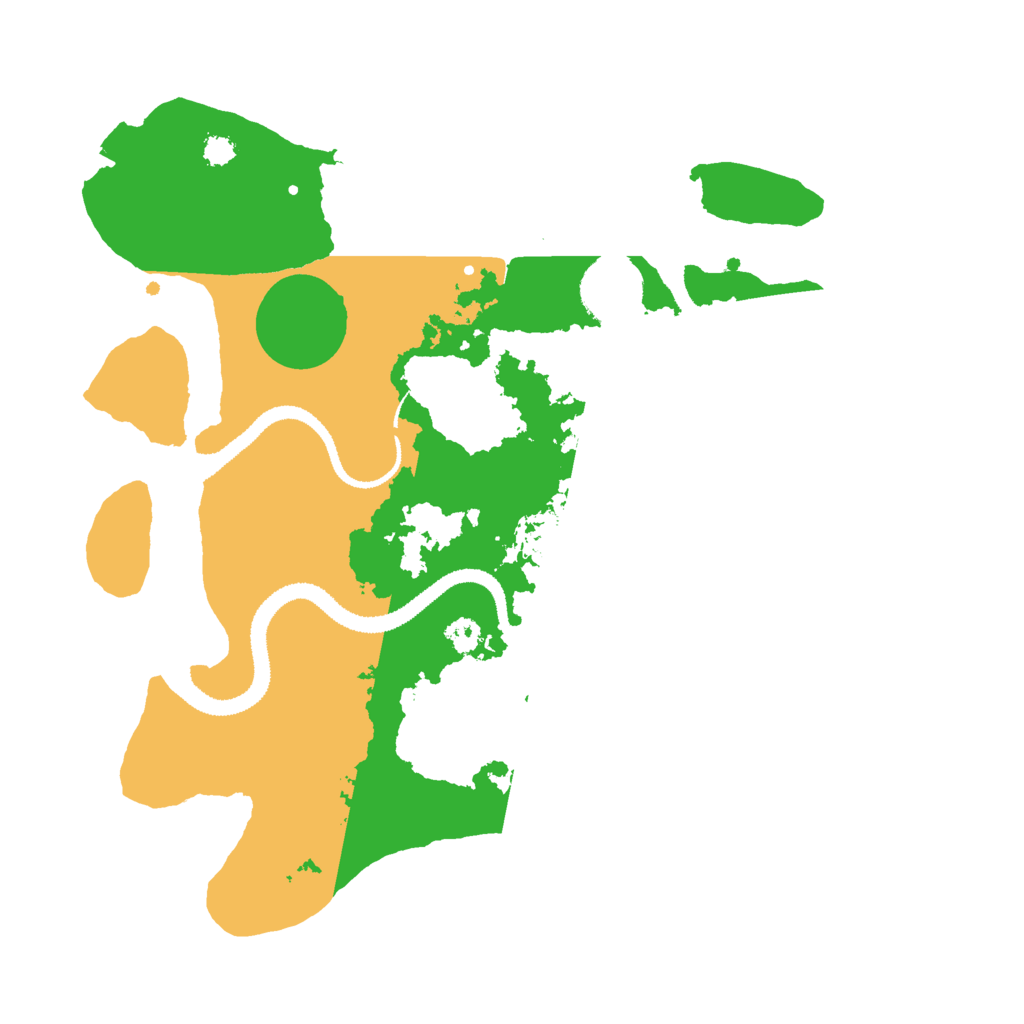 Biome Rust Map: Procedural Map, Size: 3000, Seed: 2127683667
