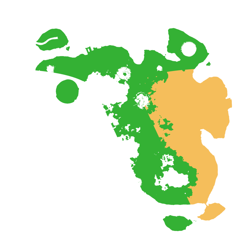 Biome Rust Map: Procedural Map, Size: 3000, Seed: 17465