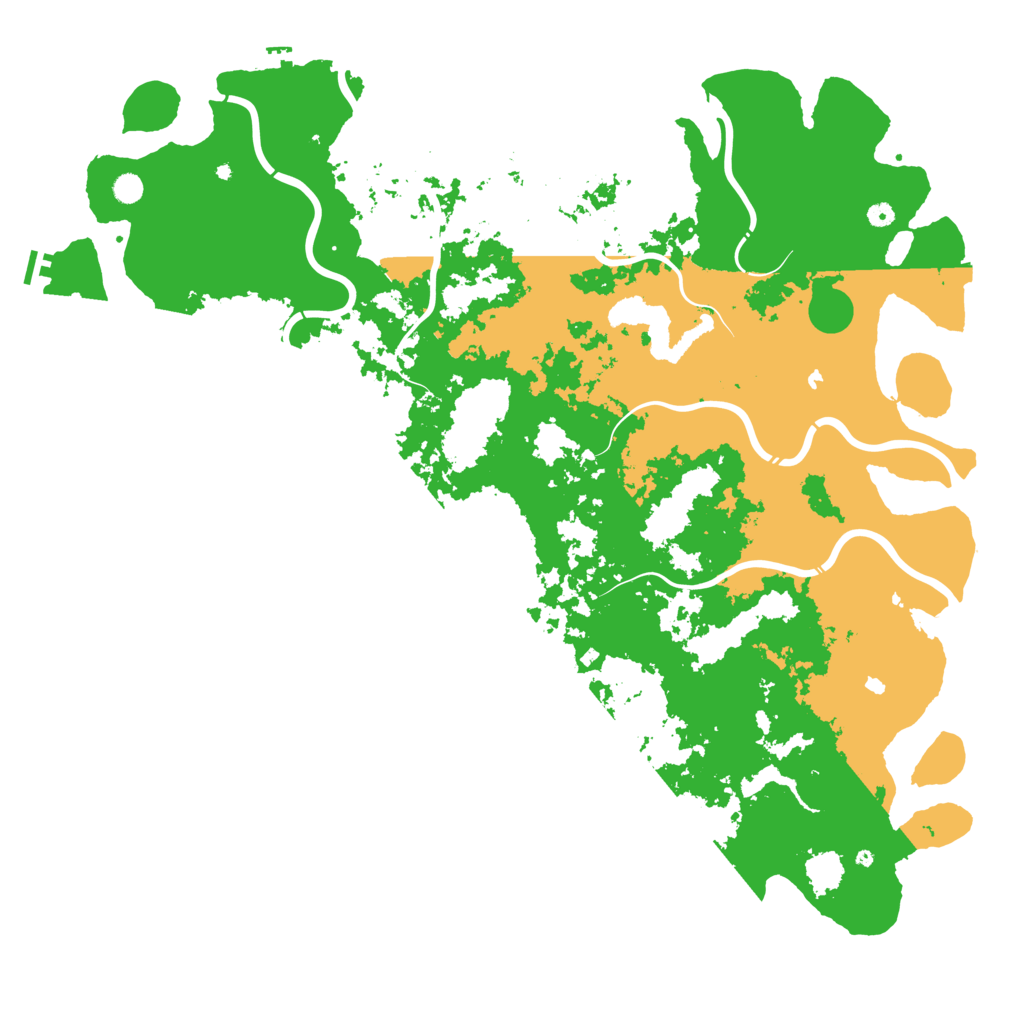 Biome Rust Map: Procedural Map, Size: 6000, Seed: 581627335